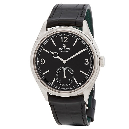 1908 Automatic Black Dial Men's Watch